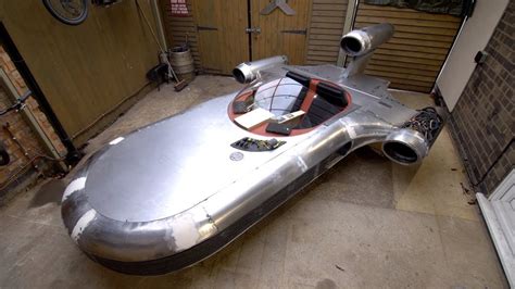 fabricating a metal landspeeder that drives|Why building a Star Wars landspeeder is definitely a good idea.